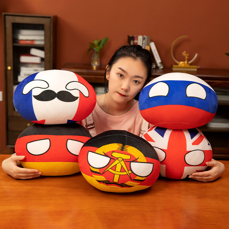 Table Tennis France - 10-30 سنتيمتر Kawaii Polandball ألعاب من
