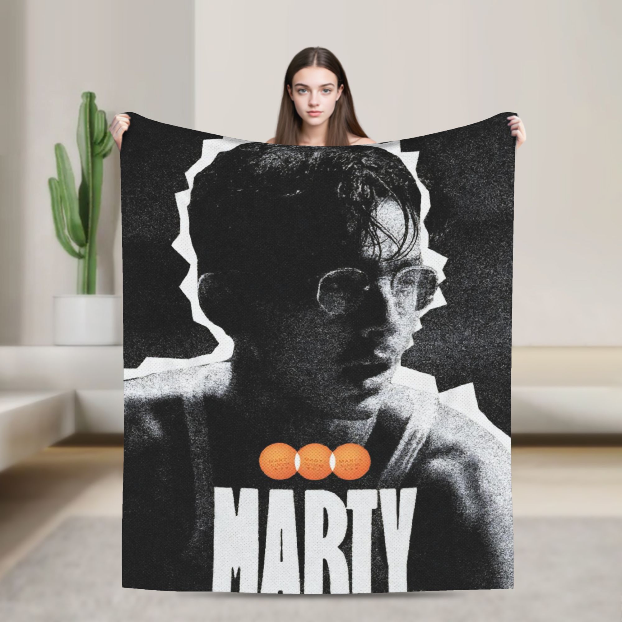 Table Tennis Marty Supreme - بطانيات مارتي سوبريم من الصوف الناعم
