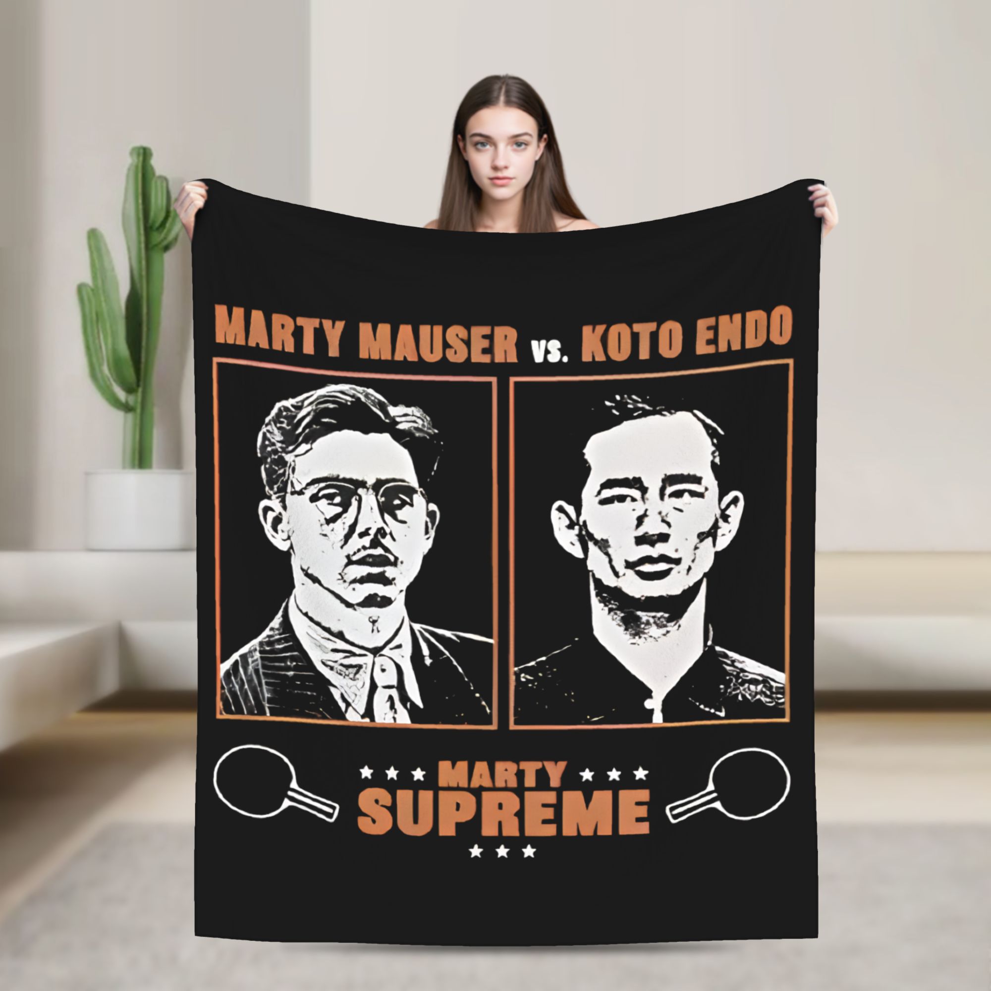Table Tennis Marty Supreme - غطاء بطانية مارتي سوبريم لتنس الطاولة