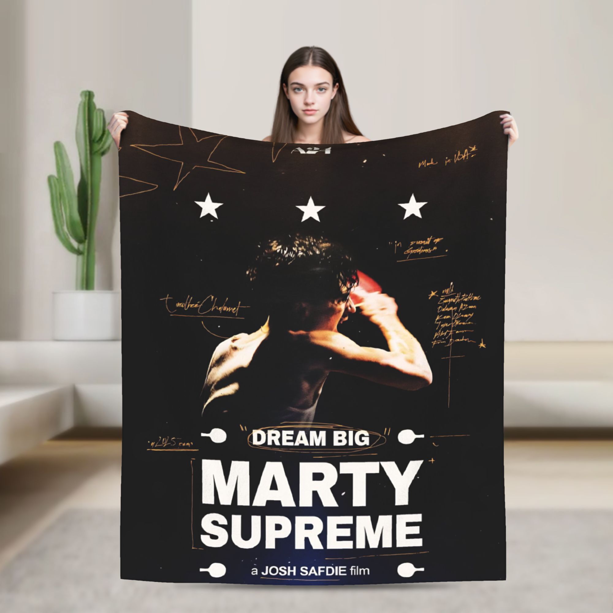 Table Tennis Marty Supreme - بطانيات مارتي سوبريم من الصوف لتنس