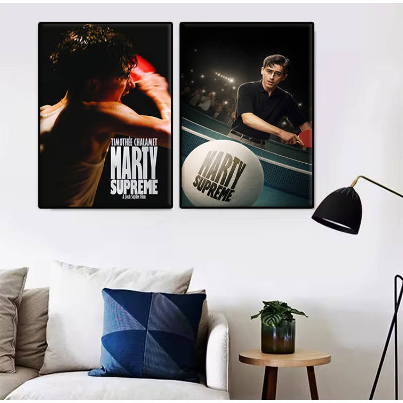 ملصقات أفلام رياضة تنس الطاولة - مراجعة Table Tennis Marty Supreme وسعره