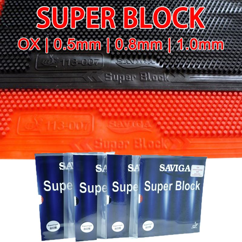 SAVIGA SUPER BLOCK OX نقاط طوي - مراجعة Table Tennis Defense وسعره